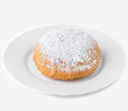 Пончик с заварным кремом